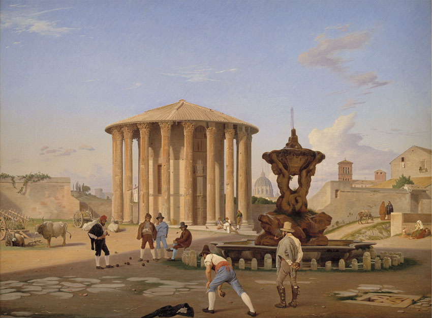 Constantin Hansen,Forum boarium (1837)